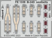 Eduard FE1339 B-24D seatbelts STEEL REVELL 1:48