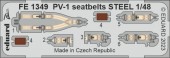 Eduard FE1349 PV-1 seatbelts STEEL ACADEMY 1:48