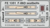 Eduard FE1351 F-86D seatbelts STEEL REVELL 1:48