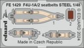 Eduard FE1429 F4U-1A/2 seatbelts STEEL MAGIC FACTORY 1:48