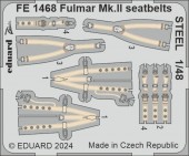 Eduard FE1468 Fulmar Mk.II seatbelts STEEL 1:48