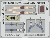 Eduard FE1470 U-2S seatbelts STEEL 1:48