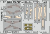 Eduard FE1483 Mi-24P seatbelts STEEL 1:48