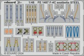 Eduard FE1487 F-4C seatbelts STEEL 1:48