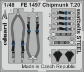 Eduard FE1497 Chipmunk T.20 seatbelts STEEL AIRFIX 1:48