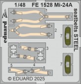 Eduard FE1528 Mi-24A seatbelts STEEL TRUMPETER 1:48