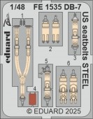 Eduard FE1535 DB-7 Boston III US seatbelts STEEL HKM 1:48