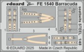 Eduard FE1540 Barracuda seatbelts STEEL TRUMPETER 1:48