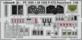 Eduard FE1558 P-47D Razorback for Miniart 1:48