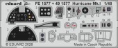 Eduard FE1577 Hurricane Mk.I for Arma Hobby 1:48