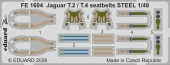 Eduard Accessories FE1604 Jaguar T.2 / T.4 seatbelts STEEL for Airfix 1:48