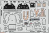 Eduard FE726 Hurricane Mk.I interior S.A. 1/48 for Airfix 1:48