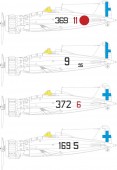 Eduard JX345 MC.200 Saetta tactical marking for Italeri 1:32