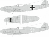 Eduard LX011 Bf 109G-5/6 national insignia for Airfix 1:24