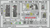 Eduard BIG49242 F-16C Block 25 for Tamiya 1:48