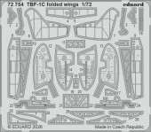 Eduard BIG72192 TBF-1C (folded wings) for Hobby Boss 1:72