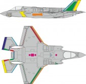 Eduard CX672 F-35B RAM coating TAMIYA 1:72
