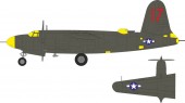 Eduard EX1189 B-26C-45 Marauder US national insignia & tail marking for ICM 1:48