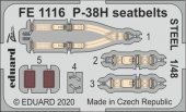 Eduard FE1116 P-38H seatbelts Steel for Tamiya 1:48