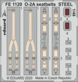 Eduard FE1120 O-2A seatbelts Steel for ICM 1:48