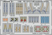 Eduard FE1213 F-4B seatbelts STEEL for TAMIYA 1:48