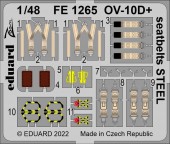 Eduard FE1265 OV-10D+ seatbelts STEEL for ICM 1:48