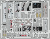 Eduard FE1589 MiG-21F-13 Weekend for Eduard 1:48