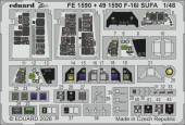 Eduard FE1590 F-16I SUFA (Kinetic Gold edition kit) for Kinetic 1:48