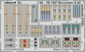 Eduard FE1597 Buccaneer S.2D seatbelts STEEL for Trumpeter 1:48