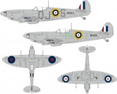 Eduard JX348 Spitfire Mk.Vb early British national insignia for Kotare 1:32