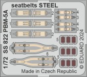 Eduard SS822 PBM-5A seatbelts STEEL ACADEMY 1:72