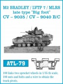 Friulmodel ATL-079 M2 Bradley/LVTP 7/MLRS late 'Big foot' 1:35