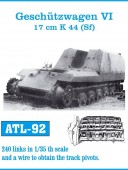 Friulmodel ATL-092 Geschutzwagen VI 17cm K44 (Sf) 1:35