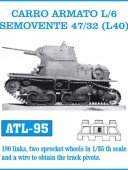 Friulmodel ATL-095 CARRO ARMATO L/6 SEMOVENTE 47/32 L40 1:35