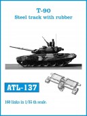 Friulmodel ATL-137 T-90 Steel track with rubber 1:35