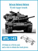 Friulmodel ATL-143 M48/M60/M88 T142 type track 1:35
