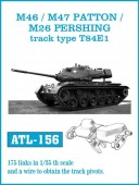 Friulmodel ATL-156 M46 /M47 PATTON M26 PERSHING track type T84E1 1:35