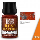 Green Stuff World 8435646501369ES Acrylic Rust Texture - RED OXIDE RUST 30ml