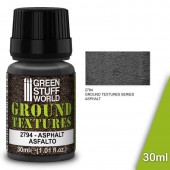 Green Stuff World 8435646501543ES Acrylic Ground Texture - ASPHALT 30ml