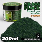 Green Stuff World 8435646506616ES Static Grass Flock 4-6mm - DEEP GREEN MEADOW (200 ml)