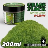 Green Stuff World 8435646506678ES Static Grass Flock 9-12mm - SPRING GRASS (200 ml)