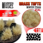 Green Stuff World 8435646509518ES Grass TUFTS XXL - 22mm self-adhesive - WINTER