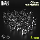 Green Stuff World 8435646520582ES Glass Mixing balls 8 mm - Set of 40 pcs.