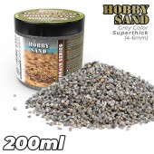 Green Stuff World 8435646528342ES Extra Thick Hobby Sand - Dark Grey 200ml