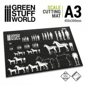 Green Stuff World 8436554360024ES Scale Cutting Mat A3