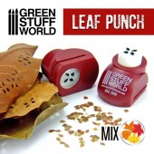 Green Stuff World 8436554363100ES Miniature Leaf Punch RED - mix