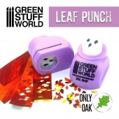 Green Stuff World 8436554363476ES Miniature Leaf Punch LIGHT PURPLE - only oak