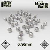 Green Stuff World 8436554365296ES Mixing balls 6.35 mm - Set of 40 pcs.