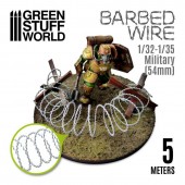 Green Stuff World 8436554366019ES Simulated BARBED WIRE - 1/32-1/35 Military (54mm)