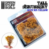 Green Stuff World 8436574504309ES Tall Shrubbery - Autumn Yellow (8x8x3cm)